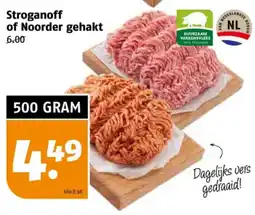 Poiesz Stroganoff of Noorder gehakt aanbieding