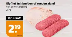 Poiesz Kipfilet tuinkruiden of rundersalami aanbieding