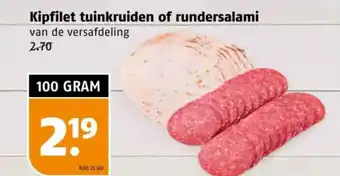 Poiesz Kipfilet tuinkruiden of rundersalami aanbieding