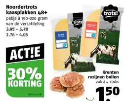 Poiesz Noordertrots kaasplakken 48+ aanbieding