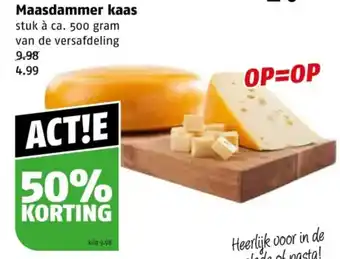 Poiesz Maasdammer kaas aanbieding