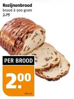 Poiesz Rozijnenbrood aanbieding