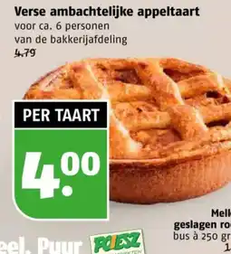 Poiesz Verse ambachtelijke appeltaart aanbieding