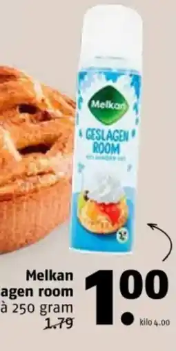 Poiesz Melkan geslagen room aanbieding
