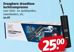 Poiesz Draagbare draadloze luchtcompressor aanbieding