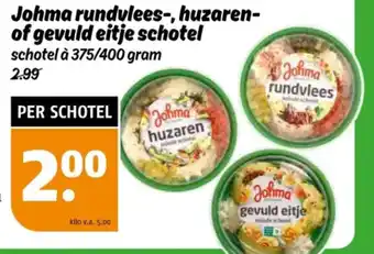 Poiesz Johma rundvlees-, huzaren- trots! of gevuld eitje schotel aanbieding