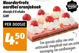 Poiesz Noordertrots aardbei oranjekoek aanbieding