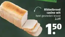 Poiesz Ribbelbrood casino wit aanbieding