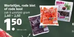 Poiesz Worteltjes, rode biet of rode kool aanbieding