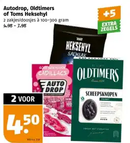Poiesz Autodrop, Oldtimers of Toms Heksehyl aanbieding