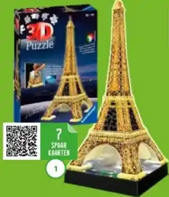 Poiesz Eiffeltoren 3D puzzel aanbieding