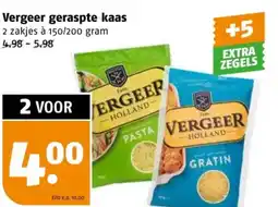 Poiesz Vergeer geraspte kaas aanbieding