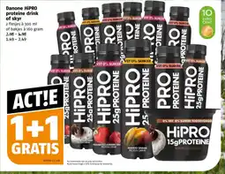Poiesz Danone HIPRO proteine drink of skyr aanbieding