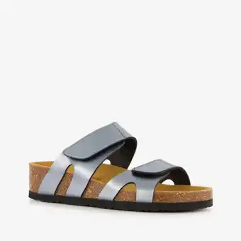 Scapino Hush Puppies dames bio slippers met sleehak grijs aanbieding