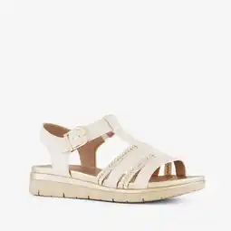 Scapino Softline dames sandalen beige goud aanbieding