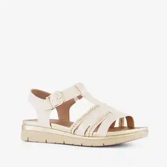 Scapino Softline dames sandalen beige goud aanbieding