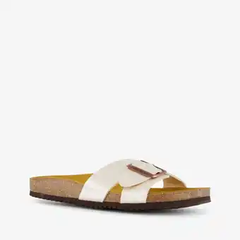 Scapino Hush Puppies dames bio slippers champagne aanbieding