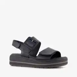 Scapino Softline dames sandalen met sleehak zwart aanbieding