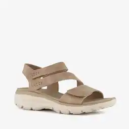 Scapino Skechers Easy Going - All Day Chic sandalen taupe aanbieding