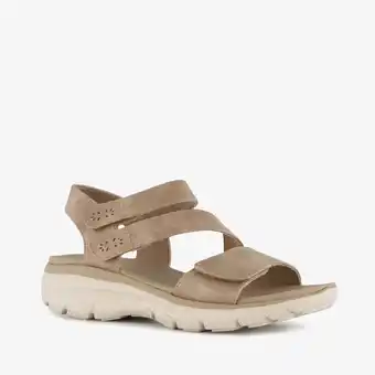 Scapino Skechers Easy Going - All Day Chic sandalen taupe aanbieding