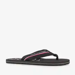 Scapino Tommy Hilfiger heren teenslippers zwart aanbieding