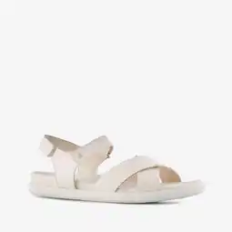 Scapino ECCO Damara leren dames sandalen beige aanbieding