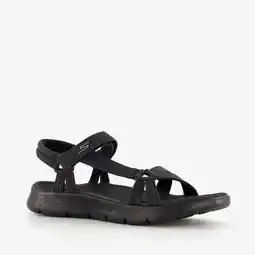 Scapino Skechers Go Walk Flex Sublime dames sandalen zwart aanbieding