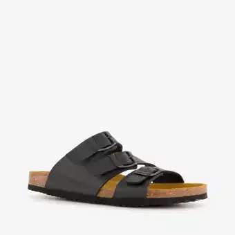 Scapino Hush Puppies dames bio slippers zwart aanbieding