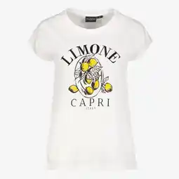 Scapino TwoDay dames T-shirt citroen wit aanbieding