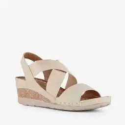 Scapino Natuform dames sandalen beige aanbieding