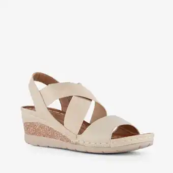 Scapino Natuform dames sandalen beige aanbieding