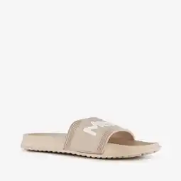Scapino Mexx dames badslippers beige wit aanbieding