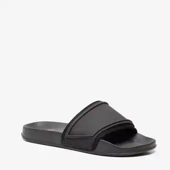 Scapino Heren badslippers zwart aanbieding