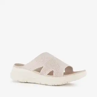 Scapino Hush Puppies dames slippers beige aanbieding