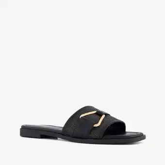 Scapino Blue Box dames slippers zwart aanbieding