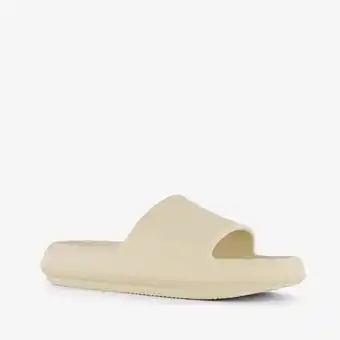 Scapino Dames badslippers beige aanbieding