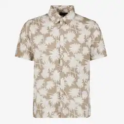 Scapino Heren overhemd korte mouw met palmbomen aanbieding