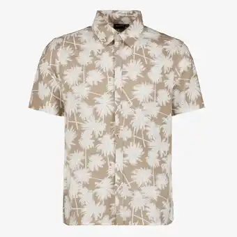 Scapino Heren overhemd korte mouw met palmbomen aanbieding