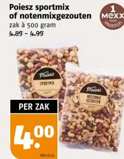 Poiesz Poiesz sportmix of notenmixgezouten aanbieding