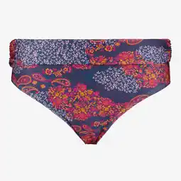 Scapino Osaga dames bikinibroekje met overslag print blauw aanbieding