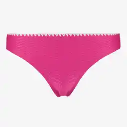 Scapino Osaga dames bikinibroekje met structuur roze wit aanbieding