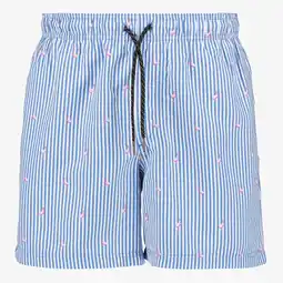 Scapino Produkt gestreept heren zwemshort flamingo aanbieding