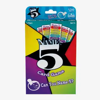 Scapino Name 5 kaartspel aanbieding