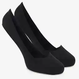 Scapino 2 paar lage loafer sokken zwart aanbieding