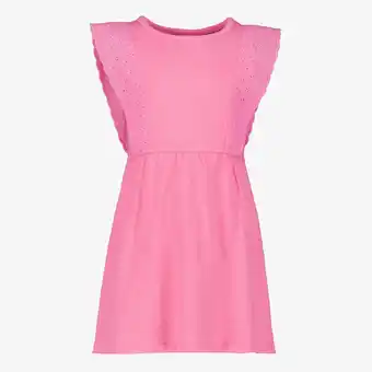 Scapino TwoDay meisjes broderie jurk roze aanbieding