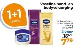 Trekpleister Vaseline hand- en bodyverzorging aanbieding