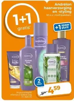 Trekpleister Andrélon haarverzorging aanbieding