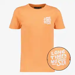 Scapino TwoDay jongens T-shirt met backprint oranje aanbieding