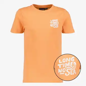 Scapino TwoDay jongens T-shirt met backprint oranje aanbieding