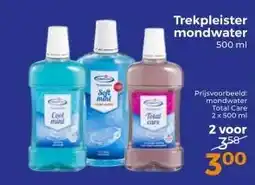 Trekpleister Trekpleister mondwater 500 ml aanbieding